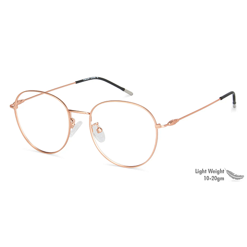 Vincent Chase Online Rose Gold Full Rim Round left side