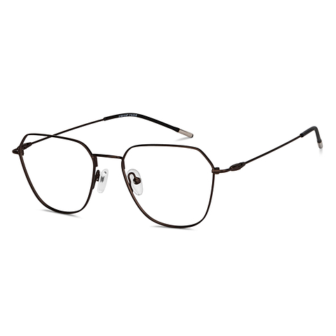 Vincent Chase Online Light Brown Full Rim Geometric right side