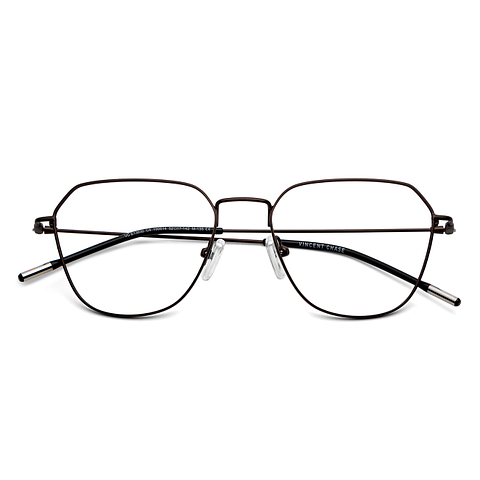 Vincent Chase Online Brown Full Rim Geometric left side