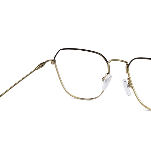 Vincent Chase Online Brown Gold Full Rim Geometric right side