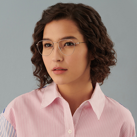 Vincent Chase Online Mid Gunmetal Full Rim Aviator left side
