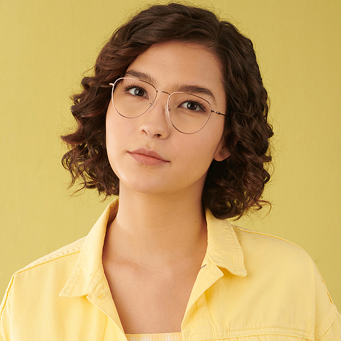 Vincent Chase Online Gold Full Rim Aviator right side