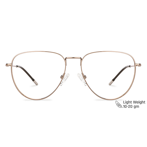 Vincent Chase Online Gold Full Rim Aviator left side