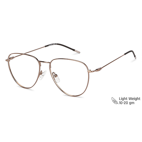 Vincent Chase Online Gold Full Rim Aviator right side