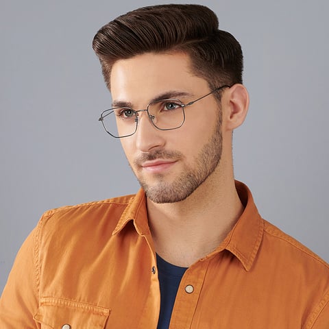Vincent Chase Online Mid Gunmetal Full Rim Geometric right side
