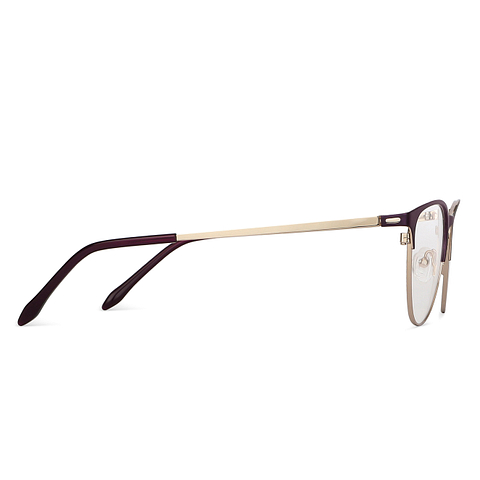 Vincent Chase Online Purple Gold Full Rim Cat Eye left side