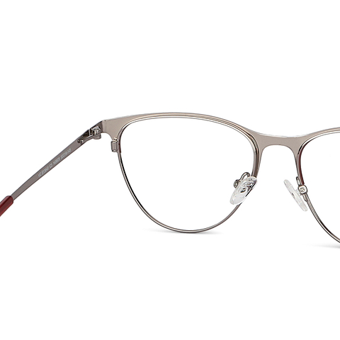 Vincent Chase Screen Glasses Mid Gunmetal Full Rim Cat Eye right side
