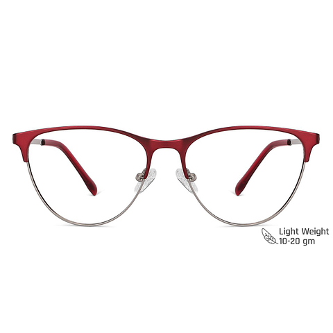 Vincent Chase Screen Glasses Mid Gunmetal Full Rim Cat Eye left side