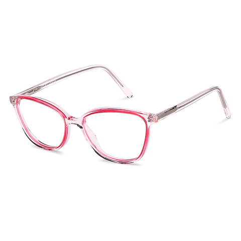 Vincent Chase Online Pink Transparent Full Rim Cat Eye right side