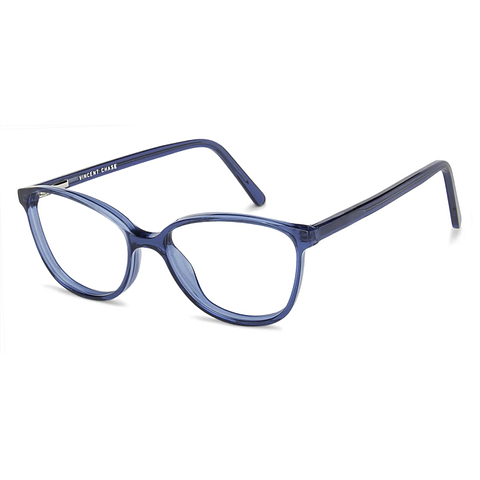 Vincent Chase Online Blue Transparent Full Rim Cat Eye right side