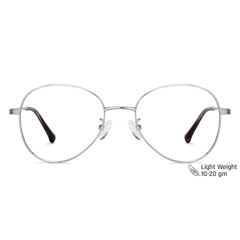 Vincent Chase Online Silver Full Rim Round right side
