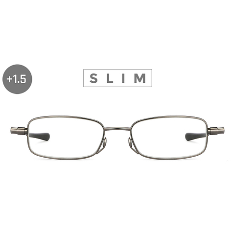 Lenskart READERS Gunmetal Dark Gunmetal Full Rim Rectangle Lenskart READERS LK E13690 Only for 1 5 Prefitted Powers left side