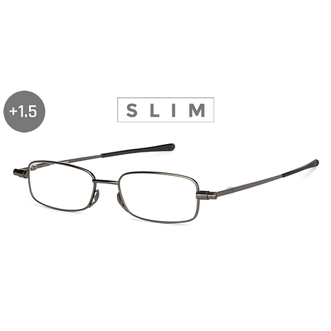 Lenskart READERS Gunmetal Dark Gunmetal Full Rim Rectangle Lenskart READERS LK E13690 Only for 1 5 Prefitted Powers right side