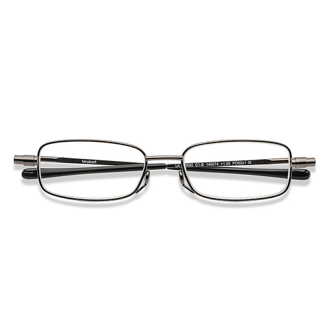 Lenskart READERS Gunmetal Dark Gunmetal Full Rim Rectangle Lenskart READERS LK E13690 Only for 1 5 Prefitted Powers left side