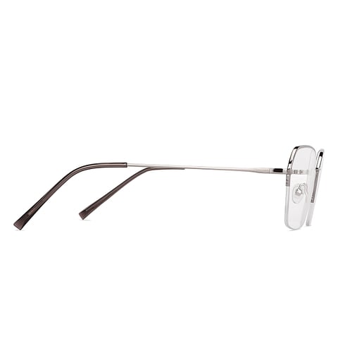 Vincent Chase Online Mid Gunmetal Half Rim Geometric left side