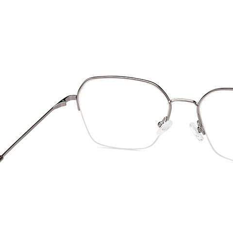 Vincent Chase Online Mid Gunmetal Half Rim Geometric right side