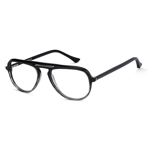 Vincent Chase Online Black Transparent Full Rim Aviator right side