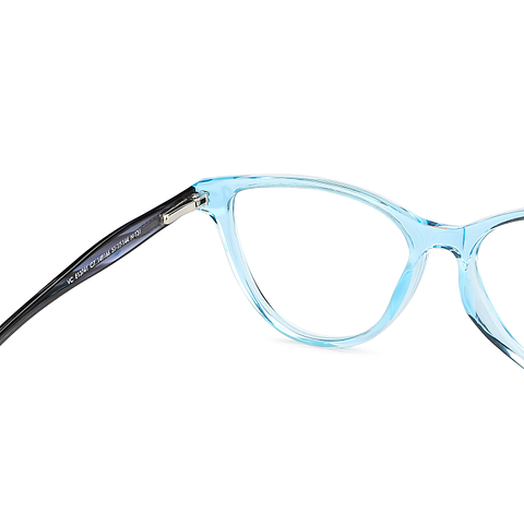 Vincent Chase Online Blue Transparent Full Rim Cat Eye right side
