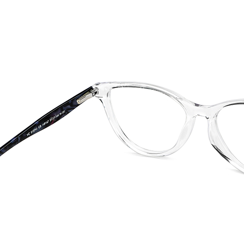 Vincent Chase Online Crystal Transparent Full Rim Cat Eye right side