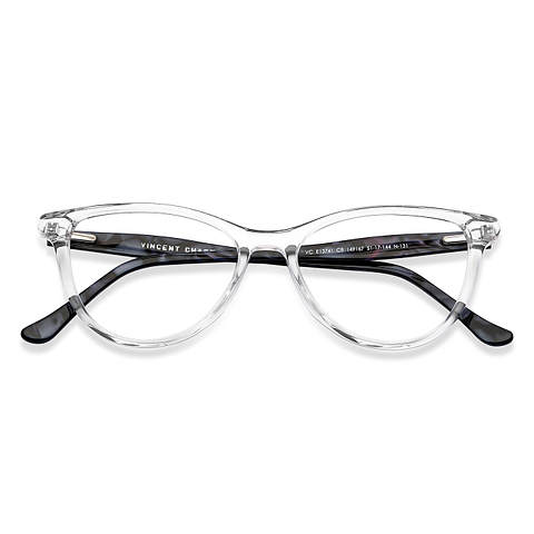 Vincent Chase Online Crystal Transparent Full Rim Cat Eye left side