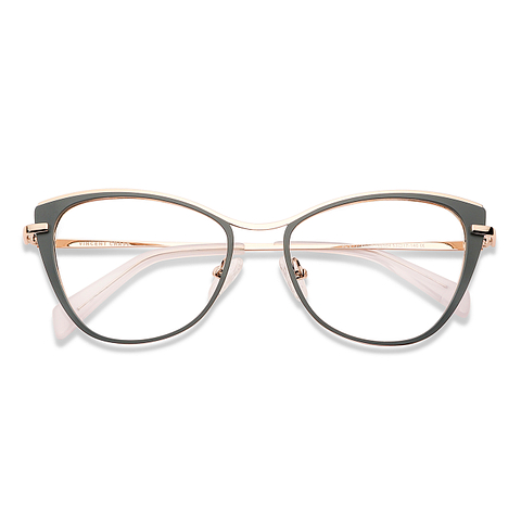 Vincent Chase Online Gold Full Rim Cat Eye left side