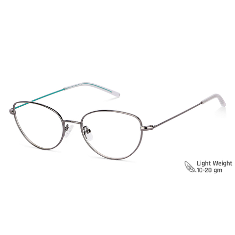 Vincent Chase Online Gunmetal Full Rim Cat Eye right side