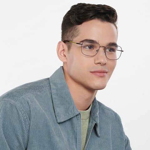 Vincent Chase Online Mid Gunmetal Full Rim Square right side