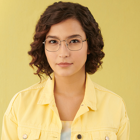 Vincent Chase Online Mid Gunmetal Full Rim Square left side