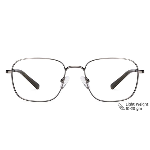 Vincent Chase Online Gunmetal Full Rim Square left side