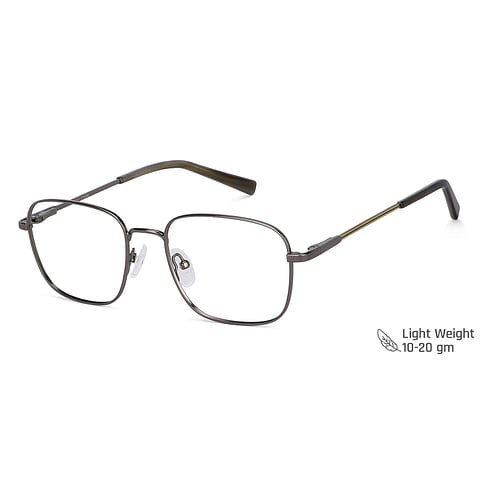 Vincent Chase Online Gunmetal Full Rim Square right side