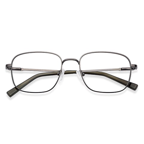 Vincent Chase Online Gunmetal Full Rim Square left side