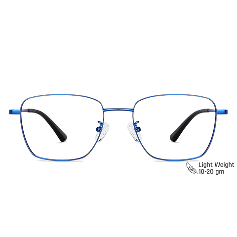 Vincent Chase Matte Blue Full Rim Rectangle right side