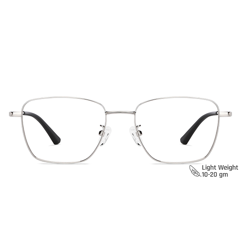 Vincent Chase Silver Full Rim Rectangle right side