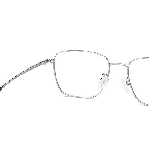 Vincent Chase Silver Full Rim Rectangle right side