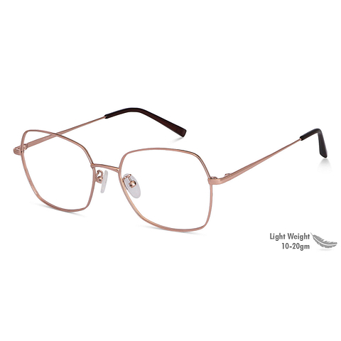 Vincent Chase Online Gold Full Rim Geometric left side