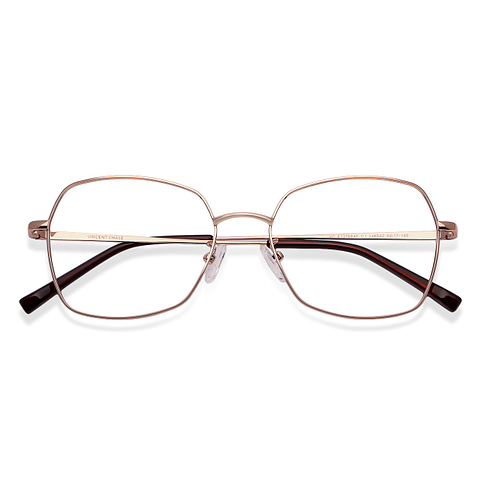Vincent Chase Online Gold Full Rim Geometric left side