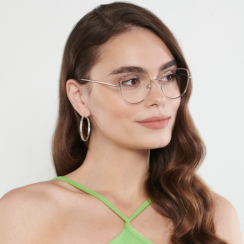 Vincent Chase Online Mid Gunmetal Full Rim Geometric right side