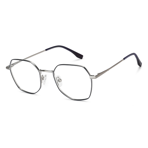 Vincent Chase Black Full Rim Geometric right side