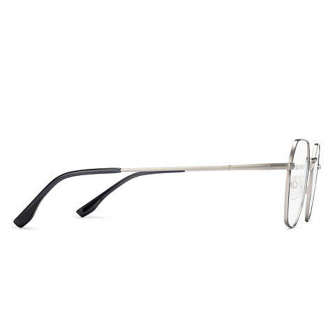 Vincent Chase Black Full Rim Geometric left side