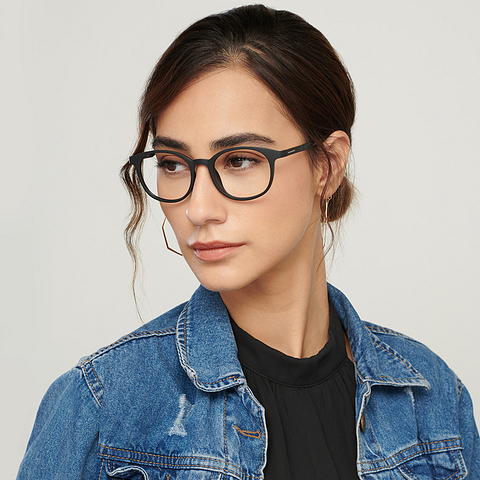 Vincent Chase Online Black Full Rim Round right side