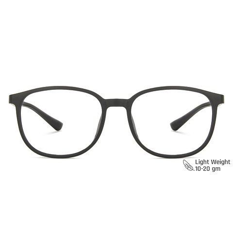 Vincent Chase Online Black Full Rim Round left side
