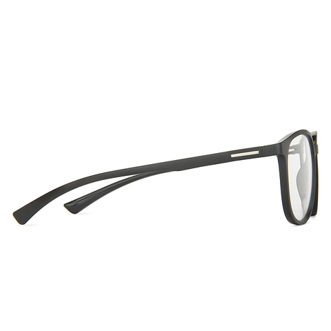 Vincent Chase Online Matte Black Full Rim Round left side