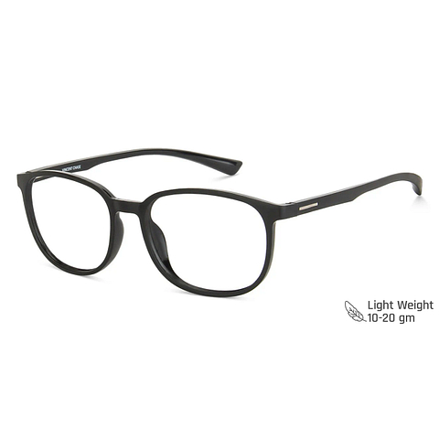 Vincent Chase Online Matte Black Full Rim Round right side