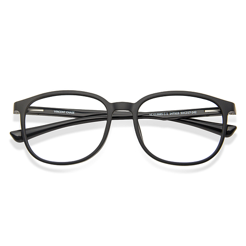 Vincent Chase Online Black Full Rim Round left side