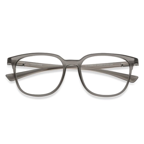 Vincent Chase Online Matte Grey Tansparent Full Rim Square left side