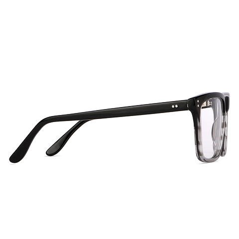 Vincent Chase Online Black Grey Transparent Full Rim Square left side