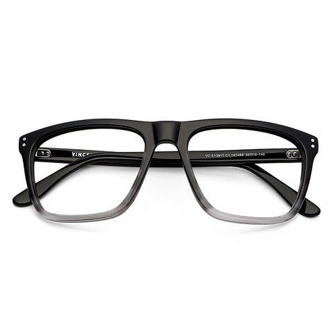 Vincent Chase Online Black Grey Transparent Full Rim Square left side