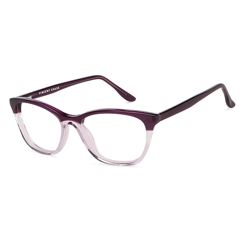 Vincent Chase Online Purple Transparent Full Rim Cat Eye right side