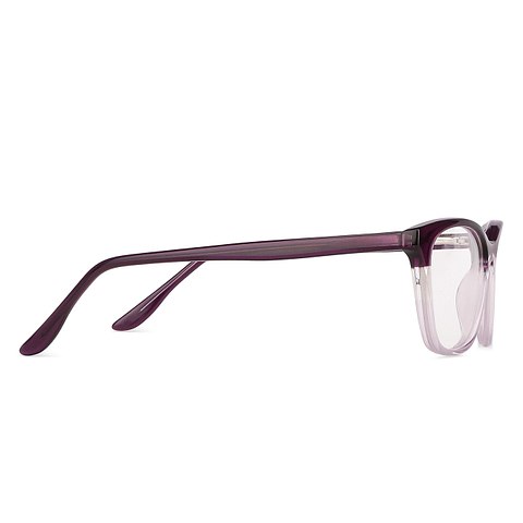 Vincent Chase Online Purple Transparent Full Rim Cat Eye left side