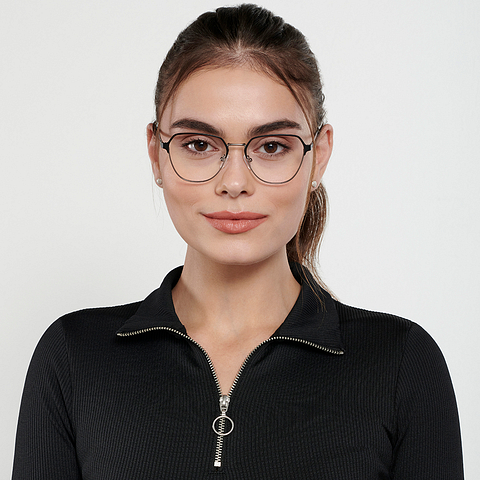 Vincent Chase Online Black Full Rim Geometric right side